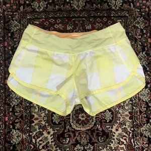 Lululemon speed shorts